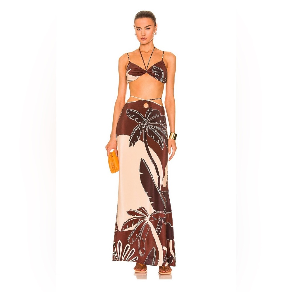Johanna Ortiz skirt and bra set